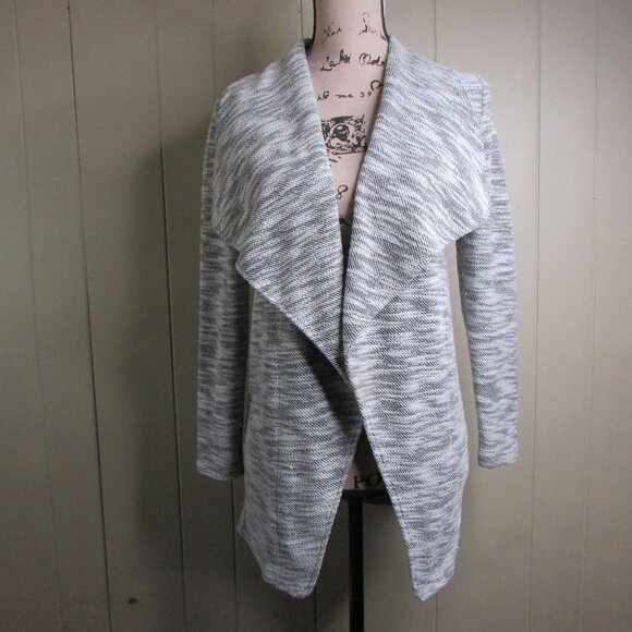 Vero Moda Open Front Cardigan Sweater XS White Black - Picture 1 of 14